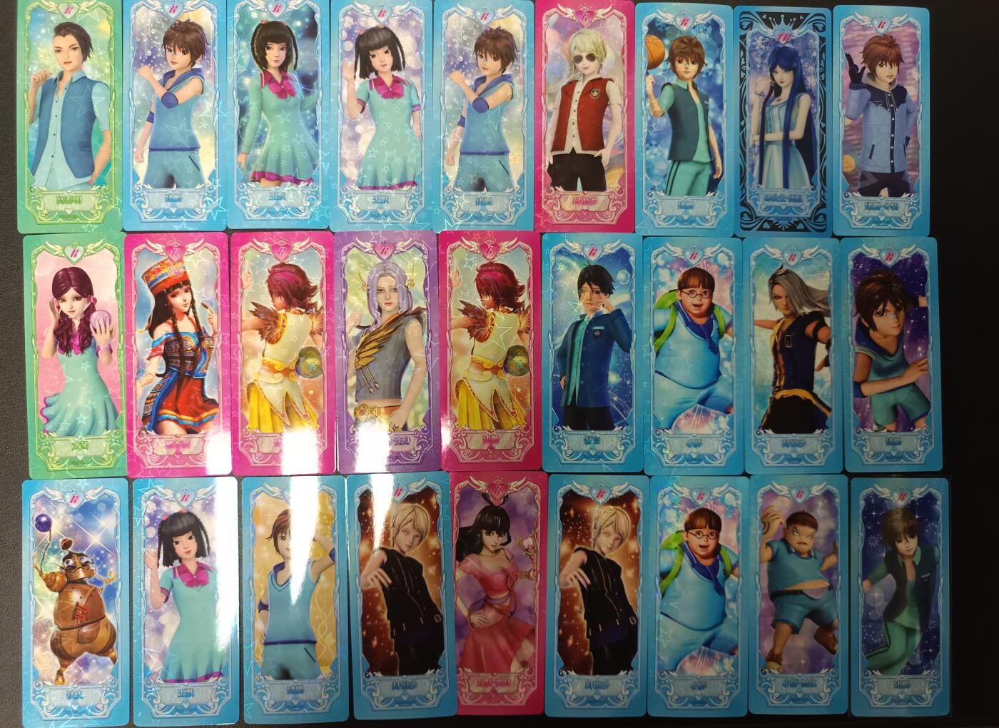 天玑星卡拍第133期《10.30周四截拍》持续收拍收评中 满赠卡需备注 卡游叶罗丽 27张