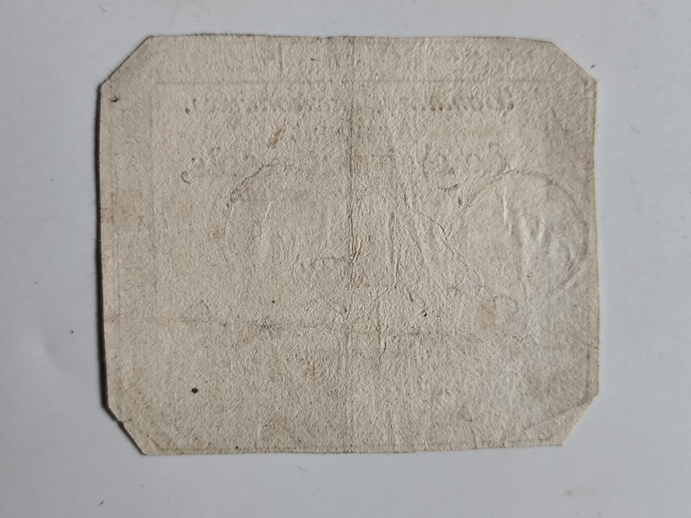 10月23日小精品外国纸币 1793年法国大革命时期纸币