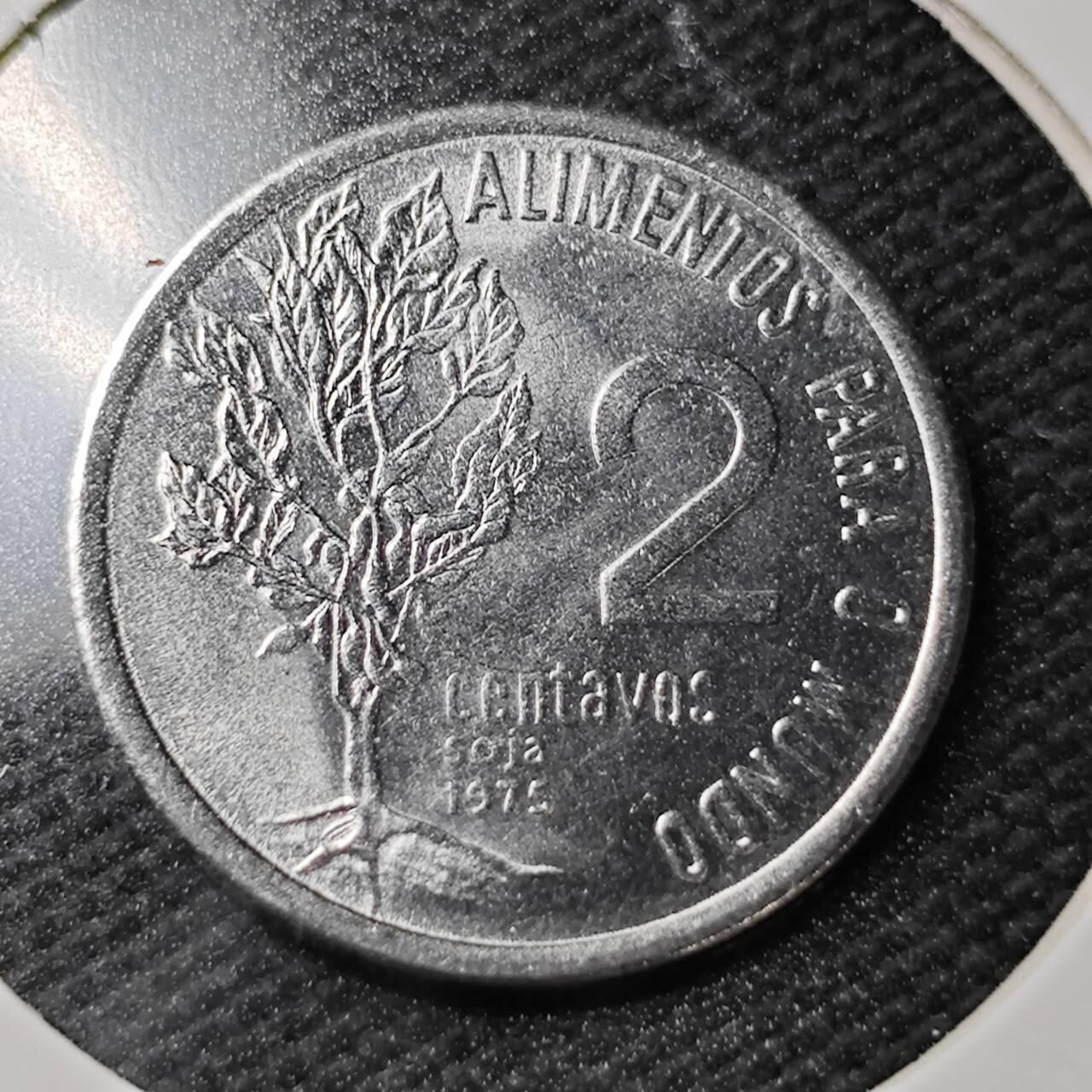 KK钱币收藏小铺  第358场  2月预留时间 周末发货  1975巴西2分纪念币 农粮纪念币