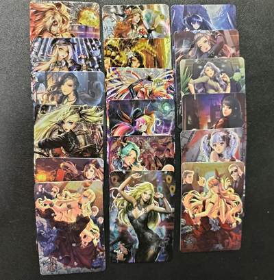 天玑星卡拍第133期《10.30周四截拍》持续收拍收评中 满赠卡需备注 - 宁缺卡牌 不良道 粗闪 18张 自制卡