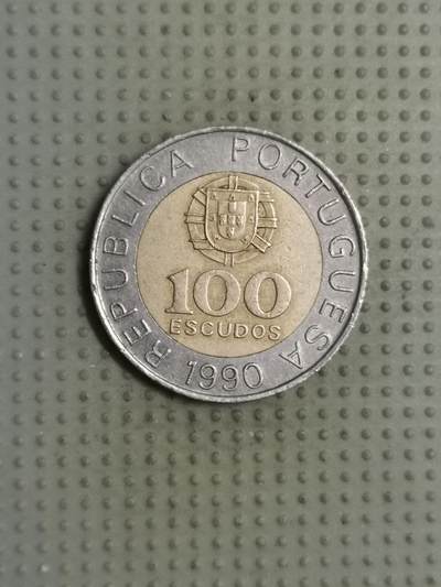 2025年第106场各国散币拍卖（总第106场）26号发一次货 - 葡萄牙1990年100埃斯库多