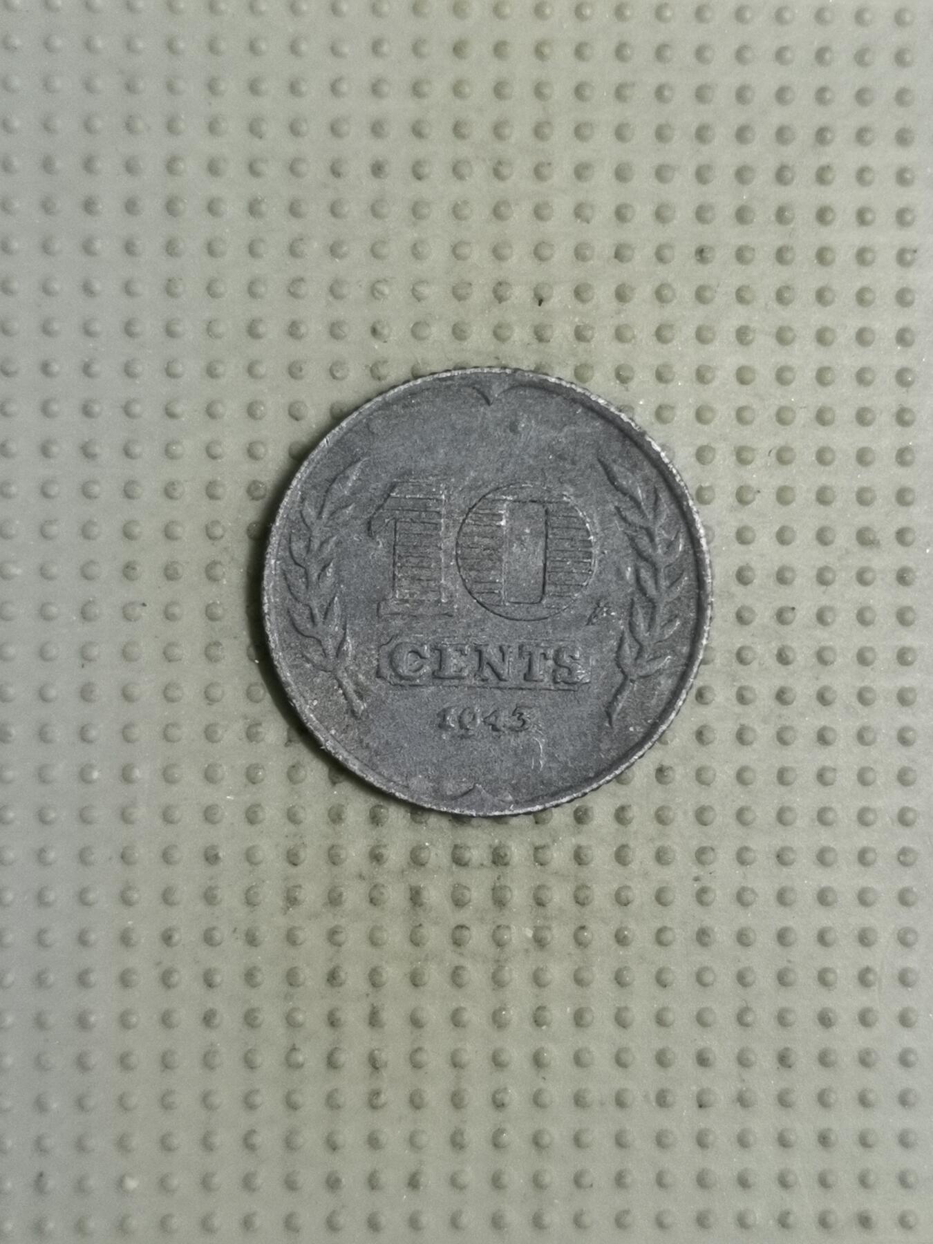 2025年第106场各国散币拍卖（总第106场）26号发一次货 荷兰1943年10分
