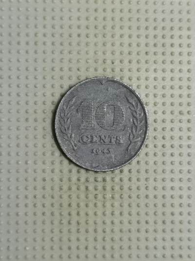2025年第106场各国散币拍卖（总第106场）26号发一次货 - 荷兰1943年10分