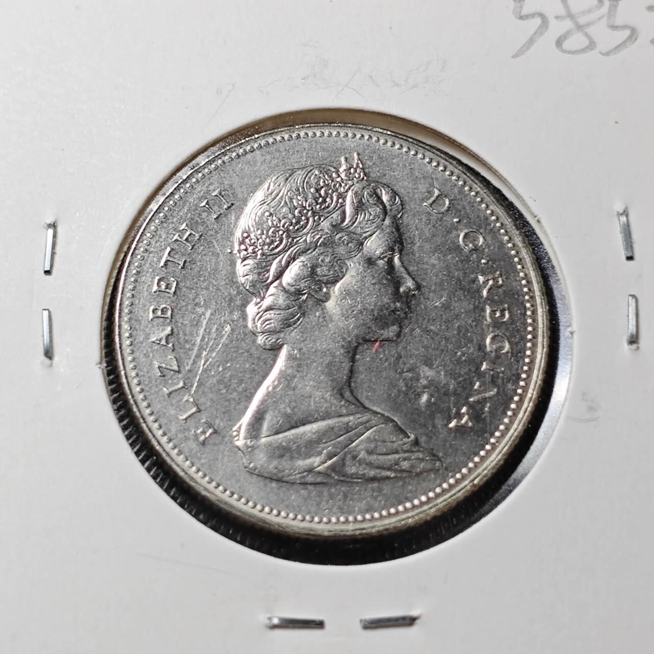 KK钱币收藏小铺  第358场  2月预留时间 周末发货  1974加拿大50分