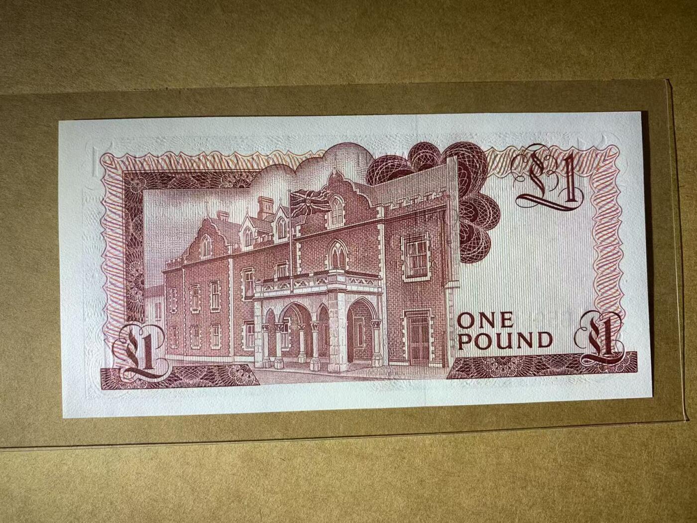 【礼羽收藏】🌏世界钱币拍卖第110期 【L659588】全新UNC 1988年直布罗陀1镑纸币 女王钞 无347尾588 发发钻石号