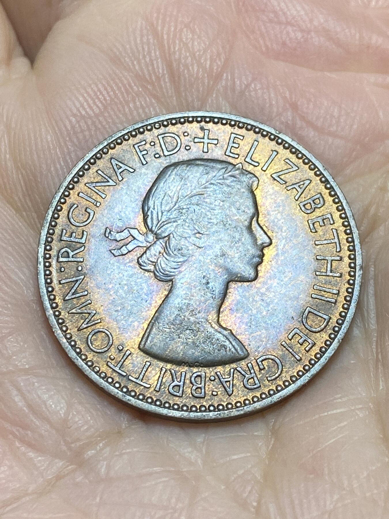 2025年第一百一十六场(总第一百四十二场）外国好品散币(免佣金) 英国🇬🇧1953单年份半便士(伊丽莎白二世加冕年，第一版)