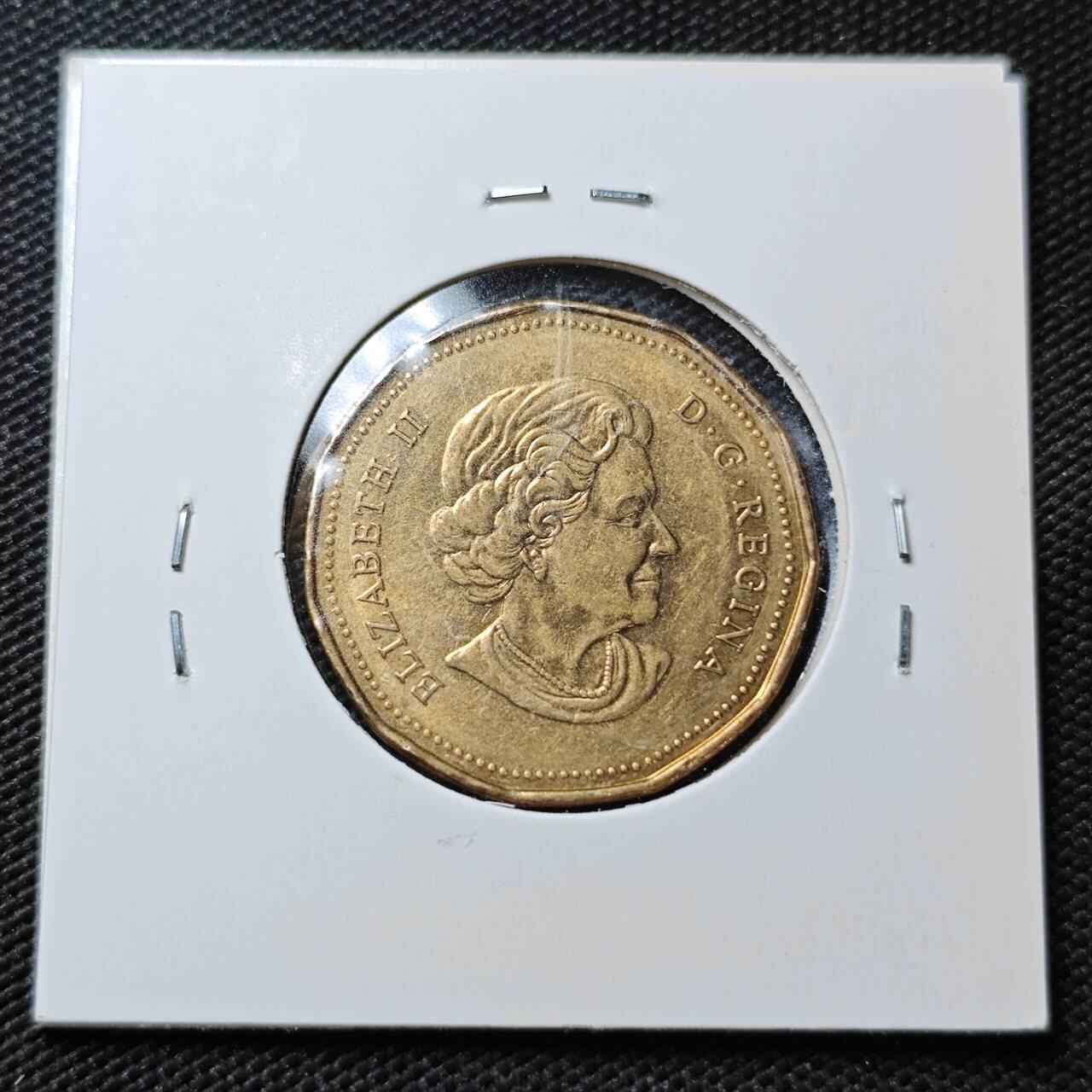 KK钱币收藏小铺  第358场  2月预留时间 周末发货  2004加拿大1元奥运纪念币