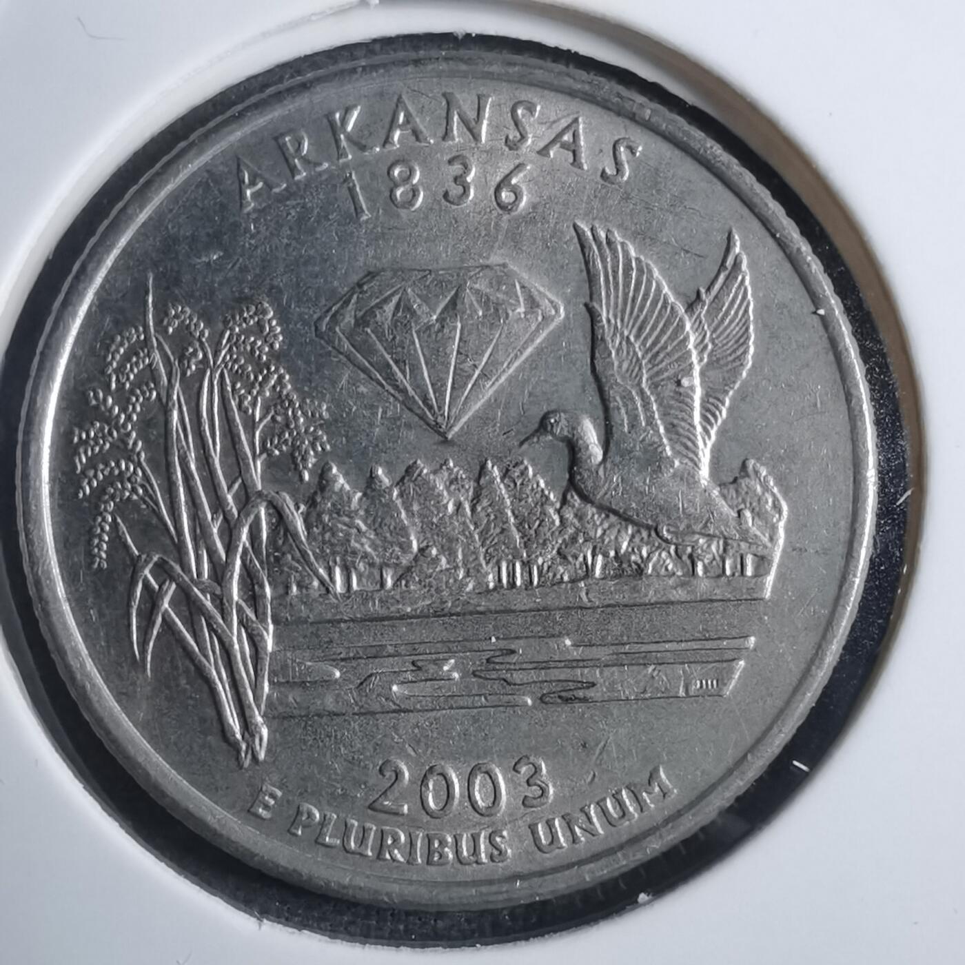 沼泽如烟--第884场 美国2003年25分纪念币