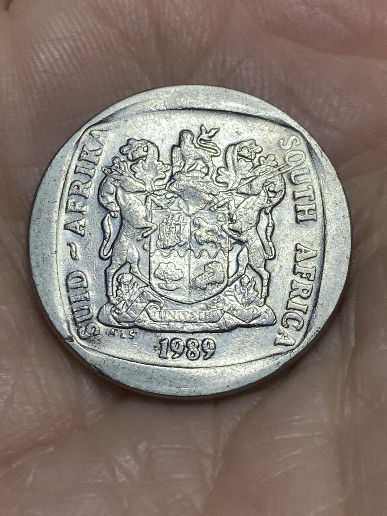 2025年第一百一十六场(总第一百四十二场）外国好品散币(免佣金) 南非🇿🇦1989年2兰特