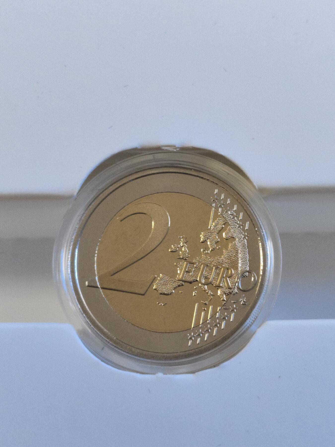 第179期拍卖【长期征集拍品】 芬兰2022年国家芭蕾舞 100 年2欧精制双金属币