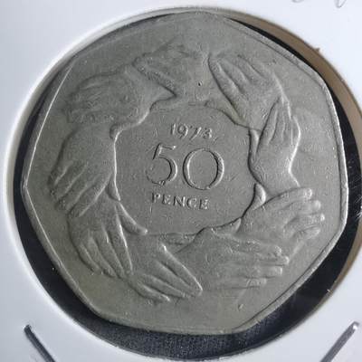 沼泽如烟--第884场 - 英国1973年50便士