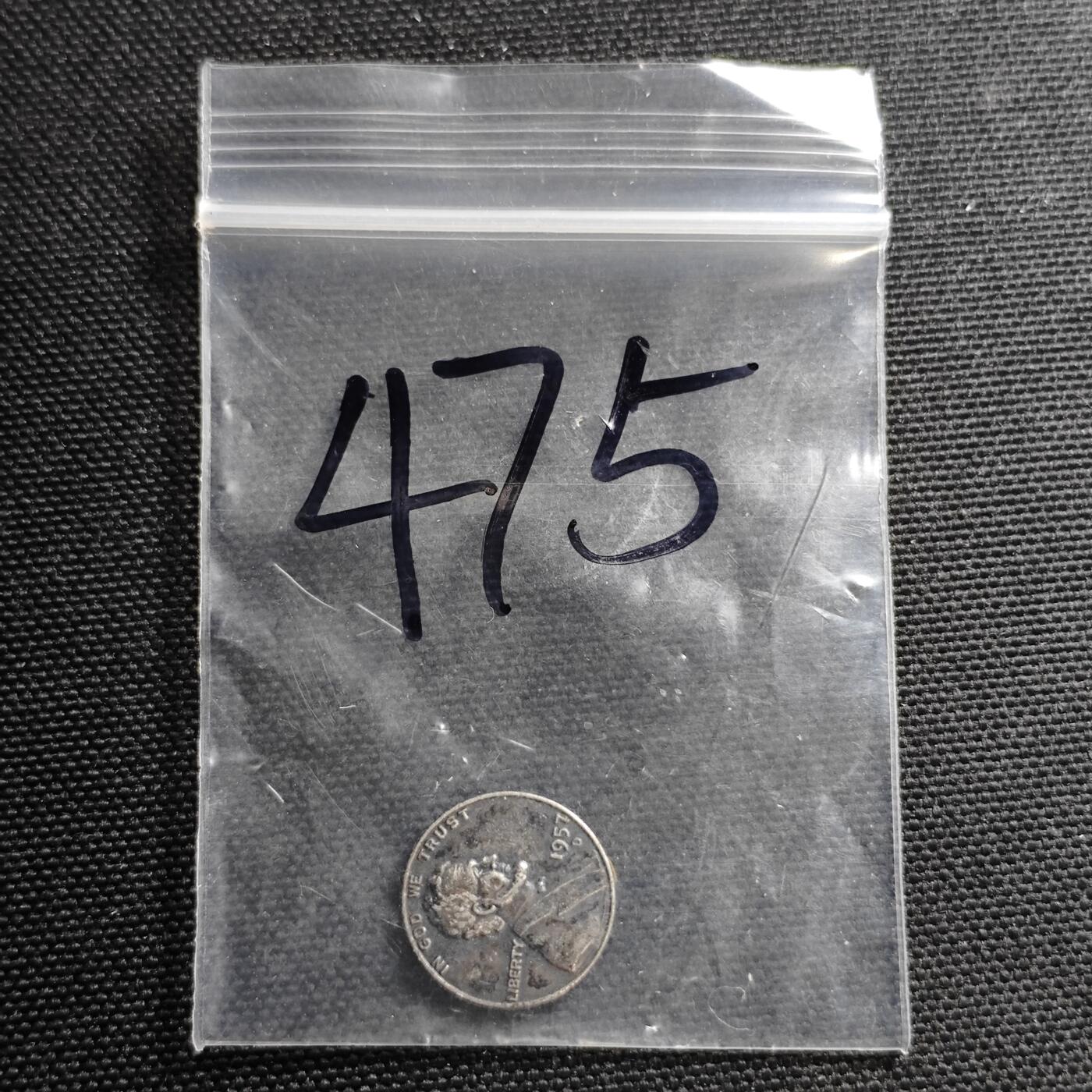 KK钱币收藏小铺  （套币 批量/好品散币 银币）专场  2月预留时间 周末发货  1957美国麦穗一分样式 小银章