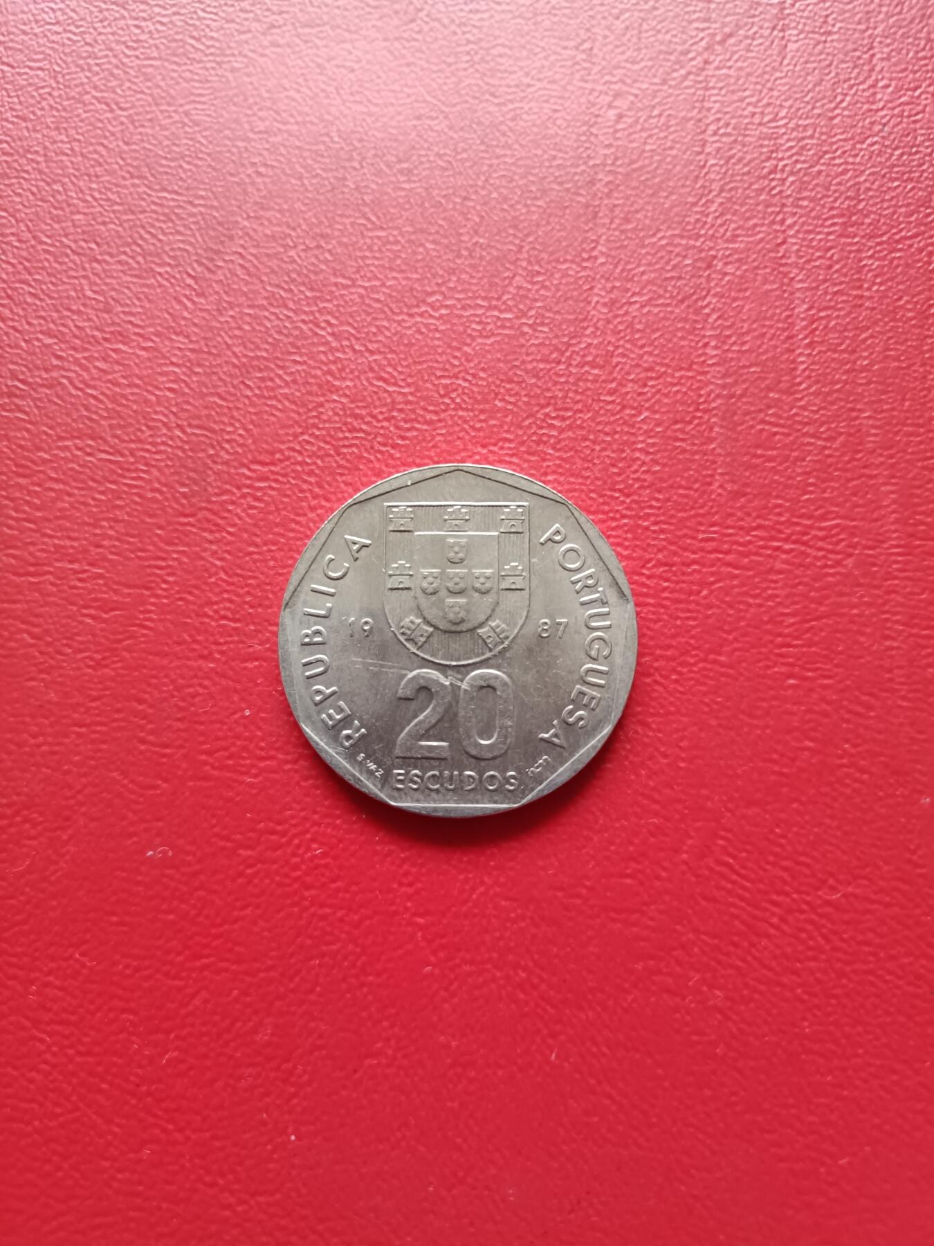 【云涧收藏】第七十四场 葡萄牙1987年20埃斯库多