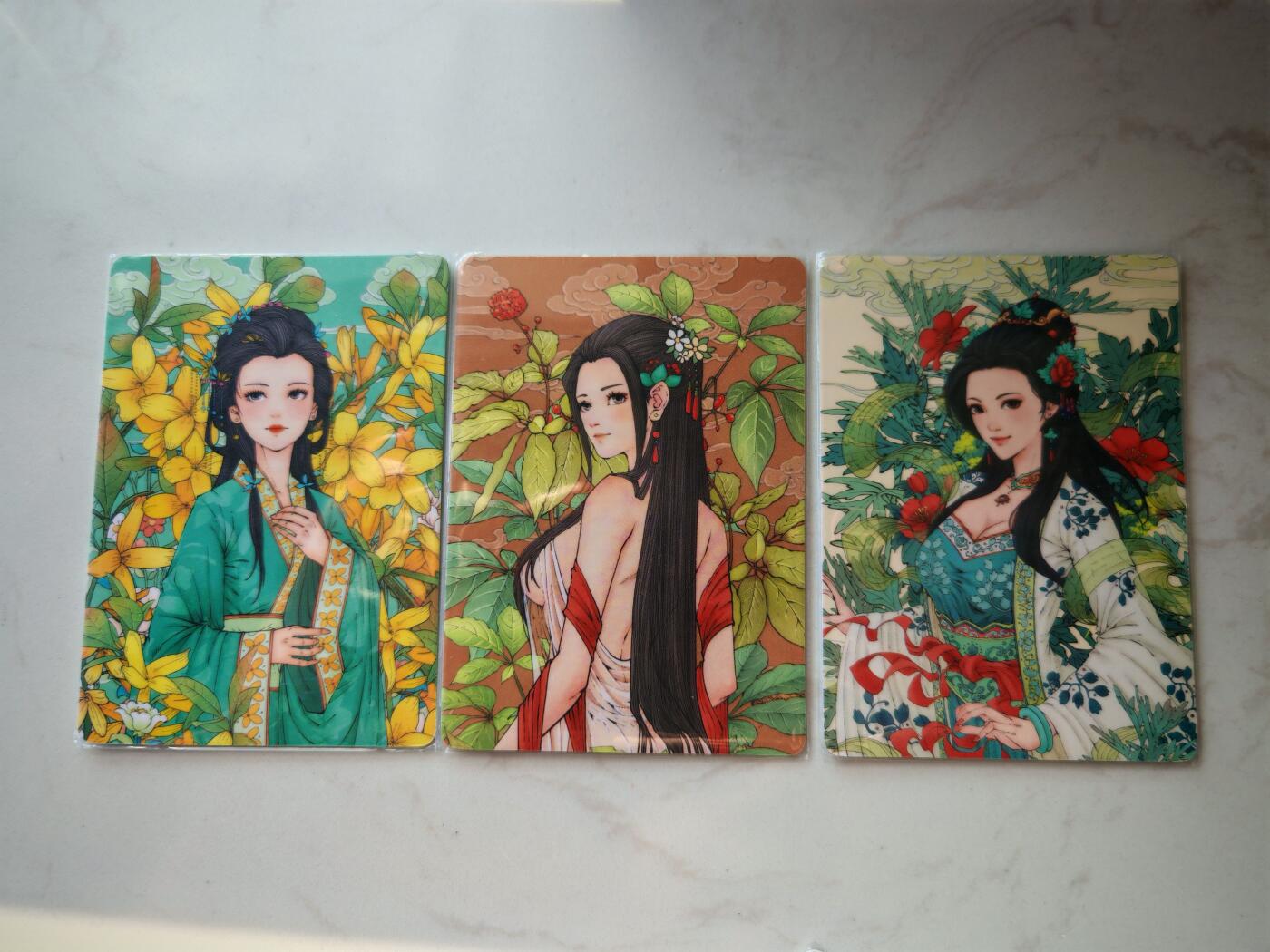 小怪兽卡牌第四十六期 （收拍品  不寄存 消费就送随机裸卡） 小花瓣裸卡三张