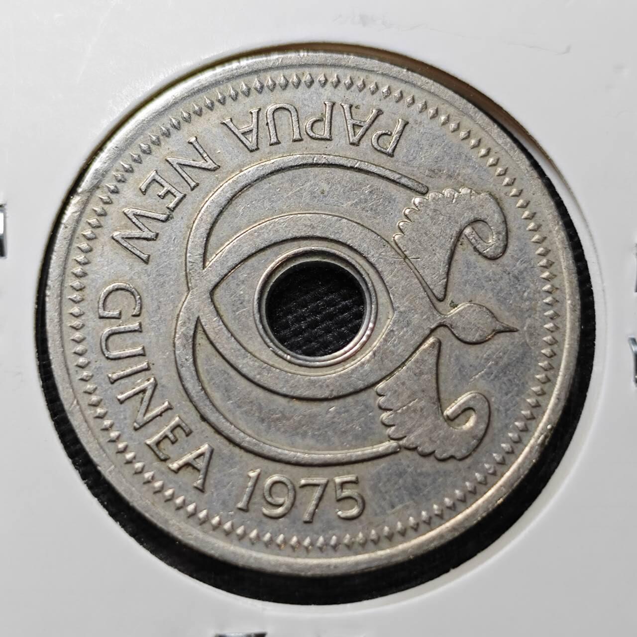 KK钱币收藏小铺  第358场  2月预留时间 周末发货  1975巴布内亚新几内亚1元