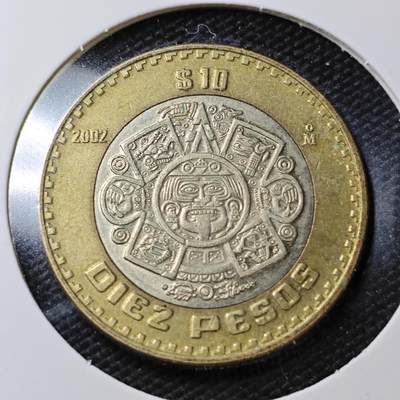 KK钱币收藏小铺  第358场  2月预留时间 周末发货 -  墨西哥10比索