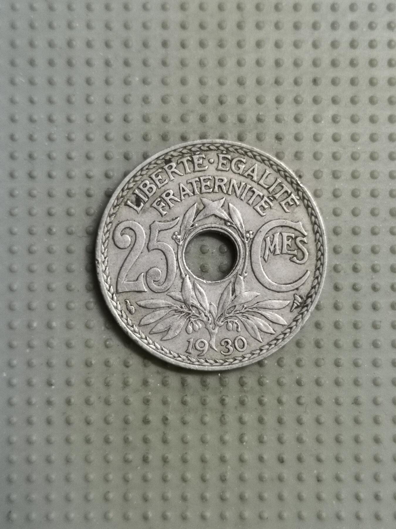2025年第106场各国散币拍卖（总第106场）26号发一次货 法国1930年25生丁