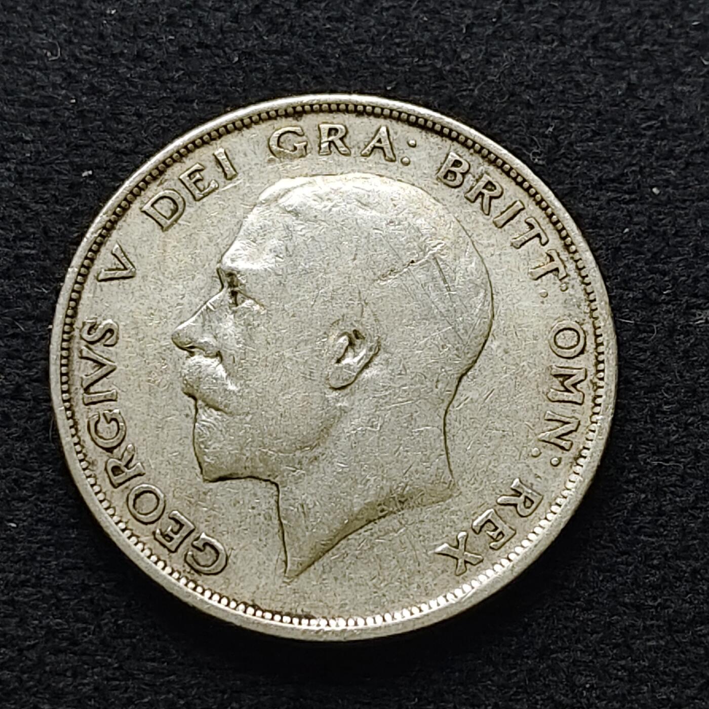 【全场包邮】纯粹捡漏拍471场（免费代拍第8场） 英国1911年乔治五世半克朗银币