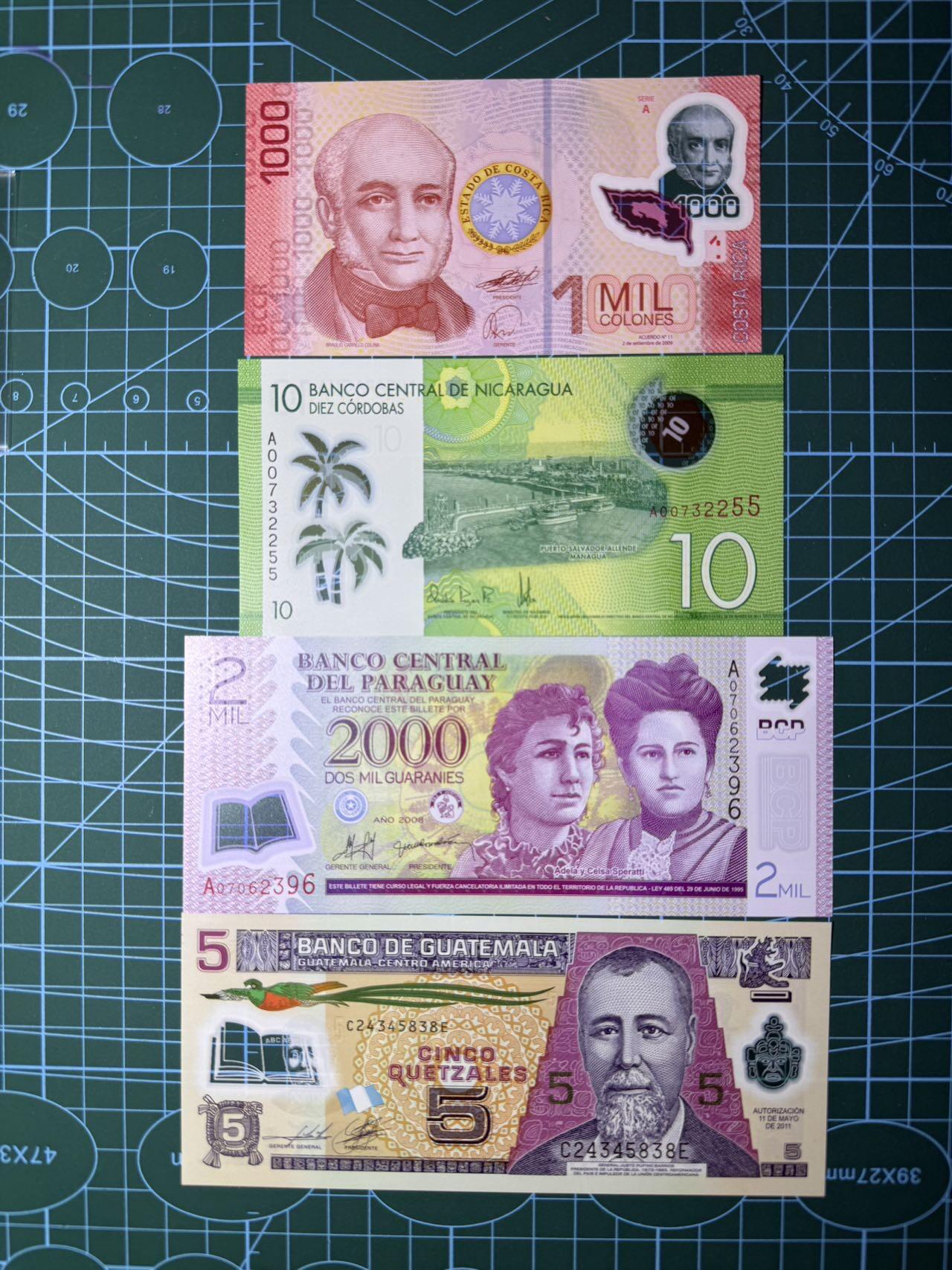 【炜奕收藏】，第四十九期，多套加拿大纸币、港澳靓号 美洲塑料钞4张，UNC品相