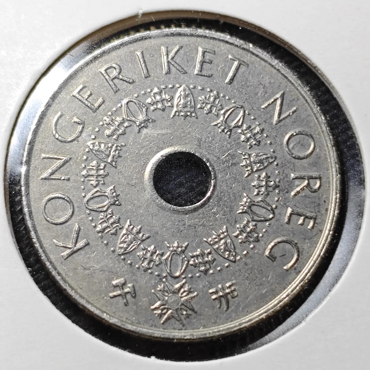 KK钱币收藏小铺  第358场  2月预留时间 周末发货  挪威5克朗