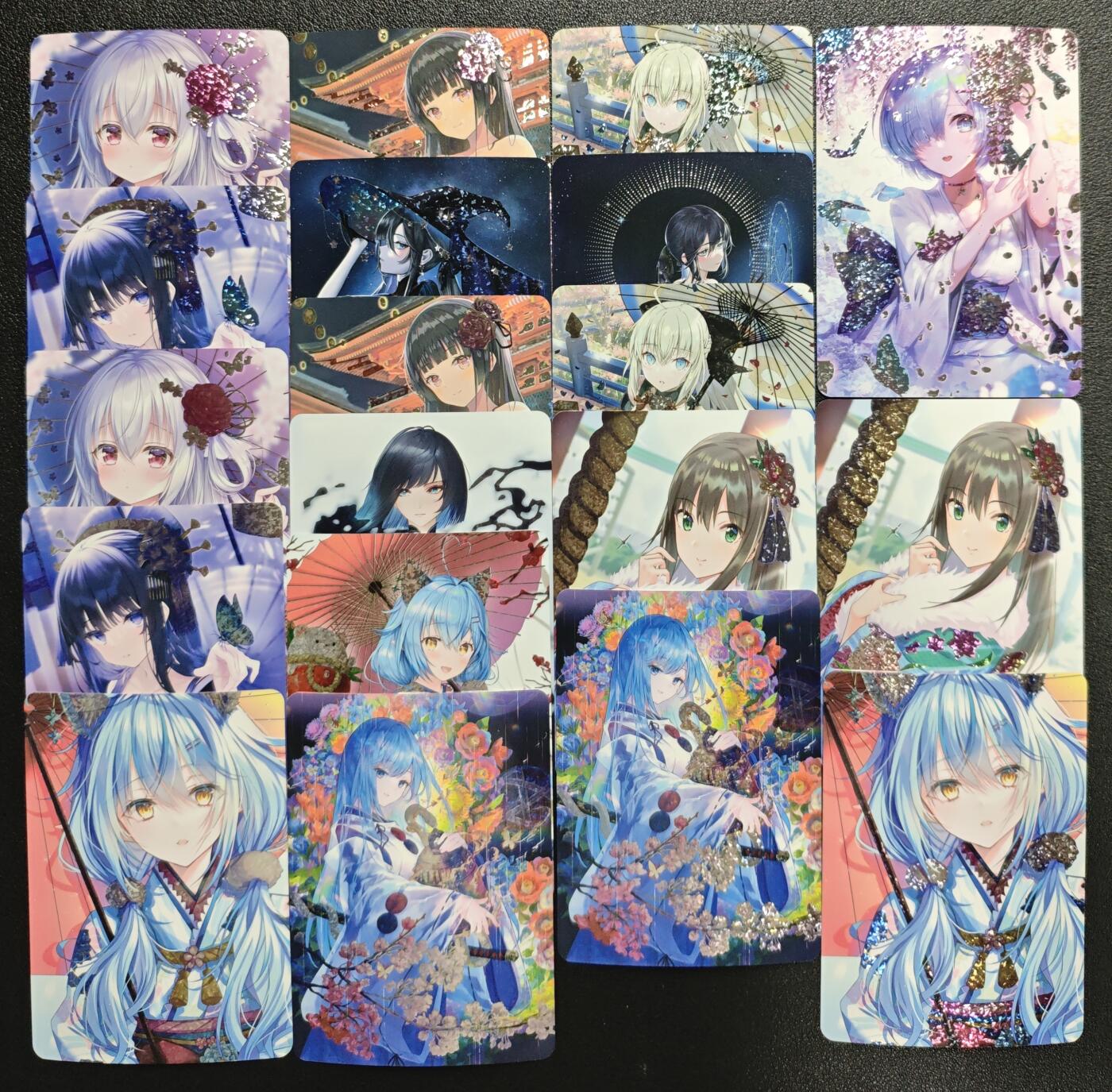 天玑星卡拍第132期《10.27周一截拍》持续收拍收评中 满赠卡需备注 动漫美女 钻闪 十九张 自制卡