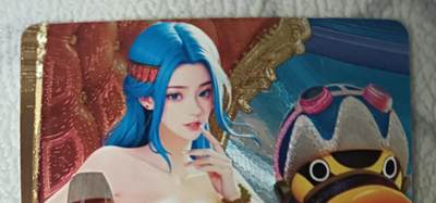 花开卡拍第44期（10月26号周日截拍，品控勿拍!!!拍品不寄存，运费5元，自制卡难免瑕疵，可能存在轻微撞角爆边等出厂瑕疵，品控介意勿拍！） - 五月卡牌 粗闪工艺 vivi艺术版一张