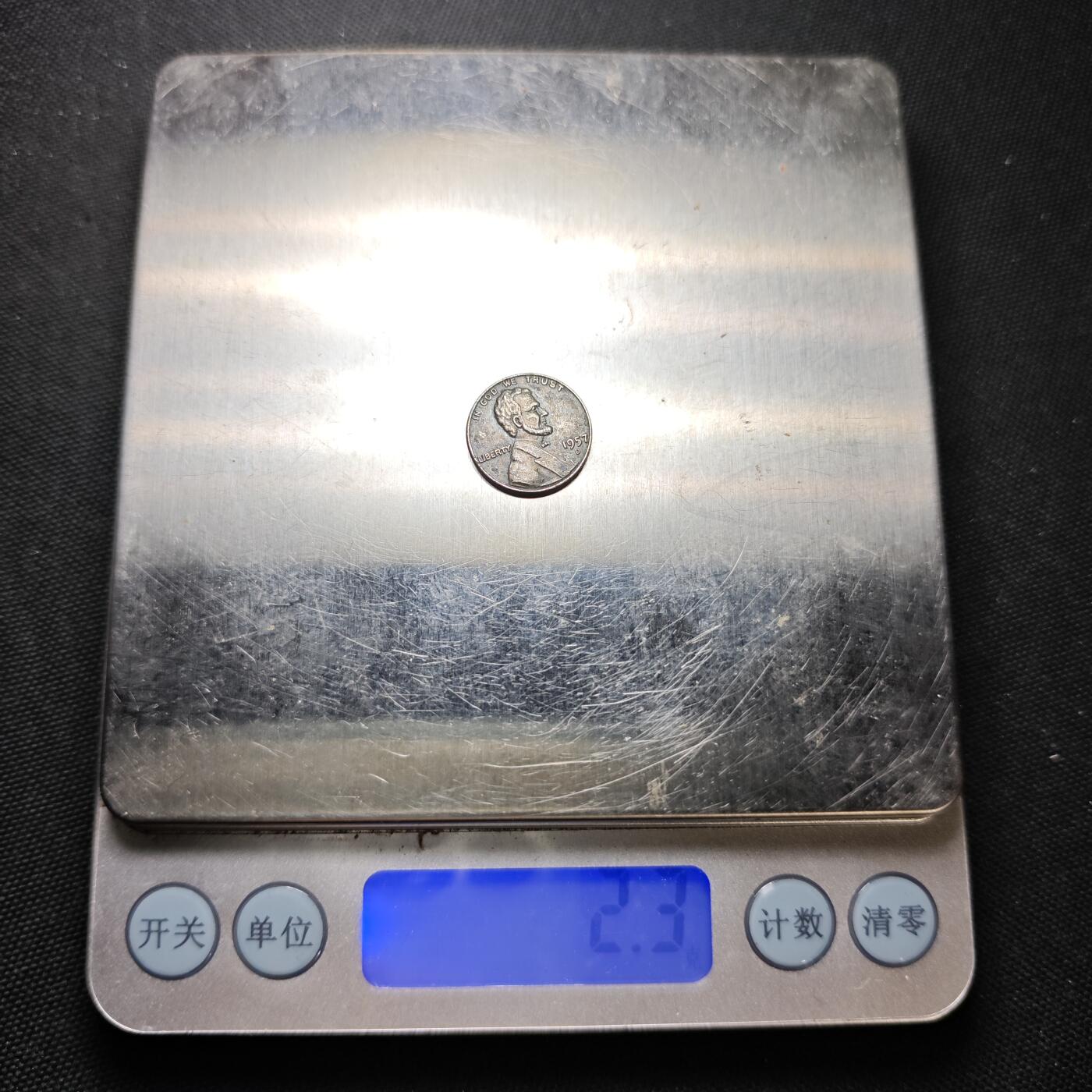 KK钱币收藏小铺  （套币 批量/好品散币 银币）专场  2月预留时间 周末发货  1957美国麦穗一分样式 小银章