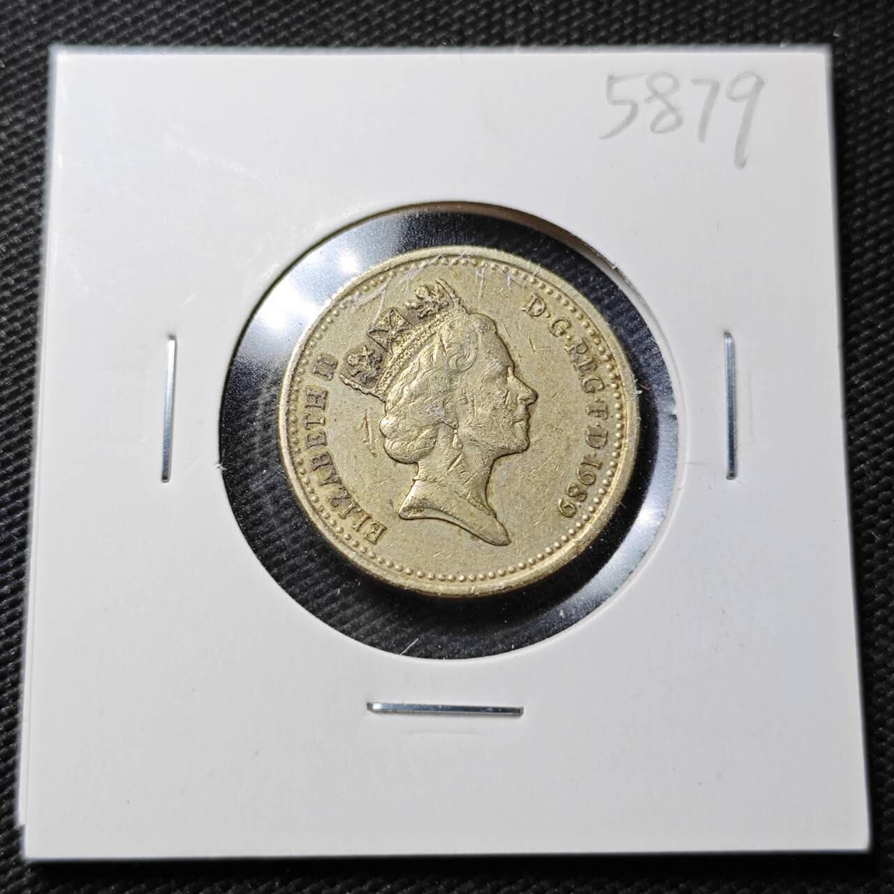 KK钱币收藏小铺  第358场  2月预留时间 周末发货  英国1镑