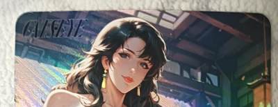 花开卡拍第44期（10月26号周日截拍，品控勿拍!!!拍品不寄存，运费5元，自制卡难免瑕疵，可能存在轻微撞角爆边等出厂瑕疵，品控介意勿拍！） - 猫眼三姐妹来生泪的足控1张，艺术版，折光彩闪