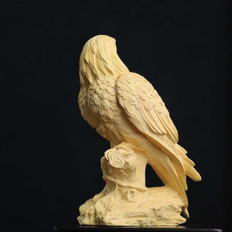 听雨轩（7） 黄杨木雕 大展宏图 8cm