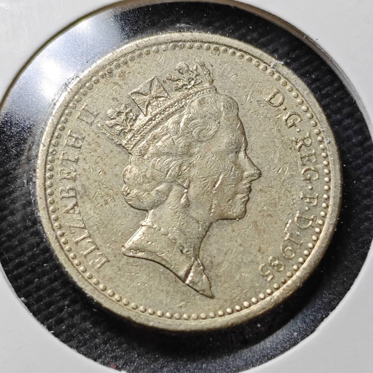 KK钱币收藏小铺  第358场  2月预留时间 周末发货  英国1镑