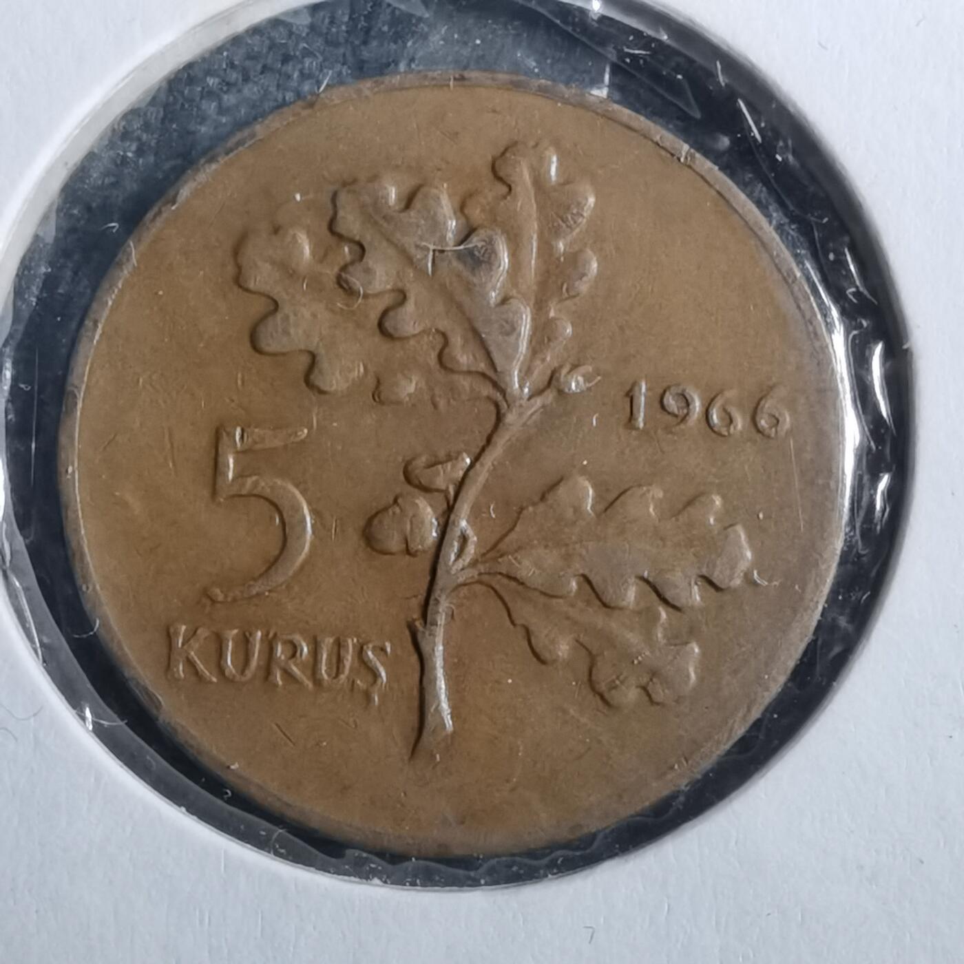 沼泽如烟--第884场 土耳其1966年5库鲁