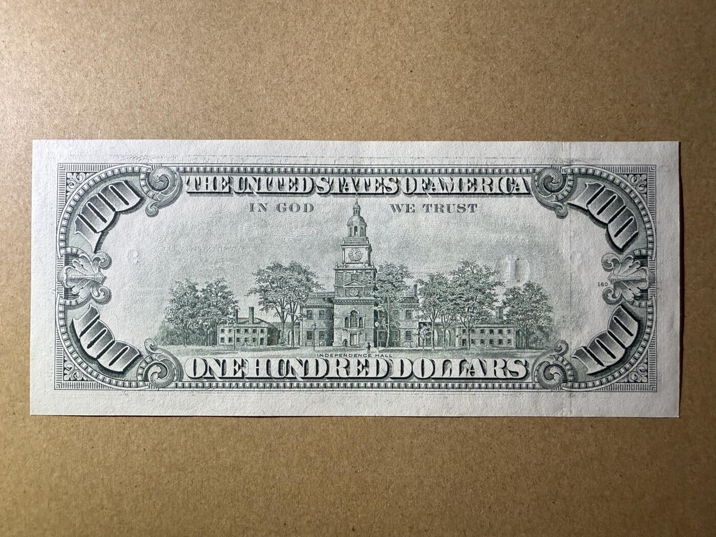 《艾美收藏》第217期-10.26周日外币精品 美国100美元 UNC 1990年 无47