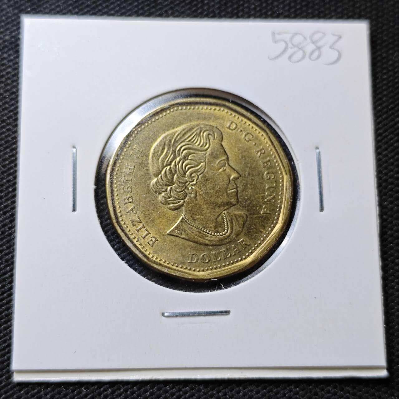 KK钱币收藏小铺  第358场  2月预留时间 周末发货  2016加拿大1元 奥运纪念币