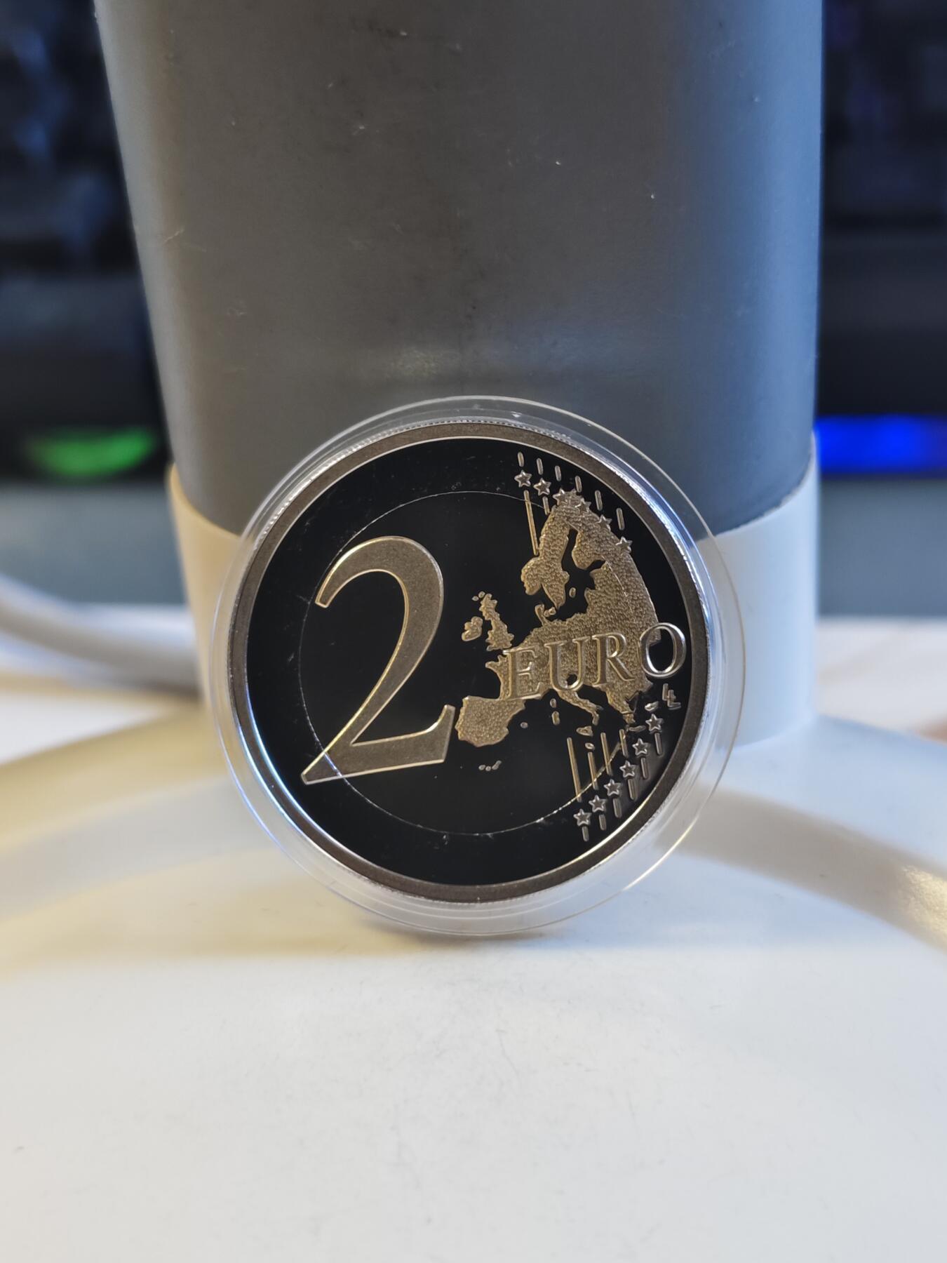第179期拍卖【长期征集拍品】 比利时2022年感谢医护人员精制双色纪念币