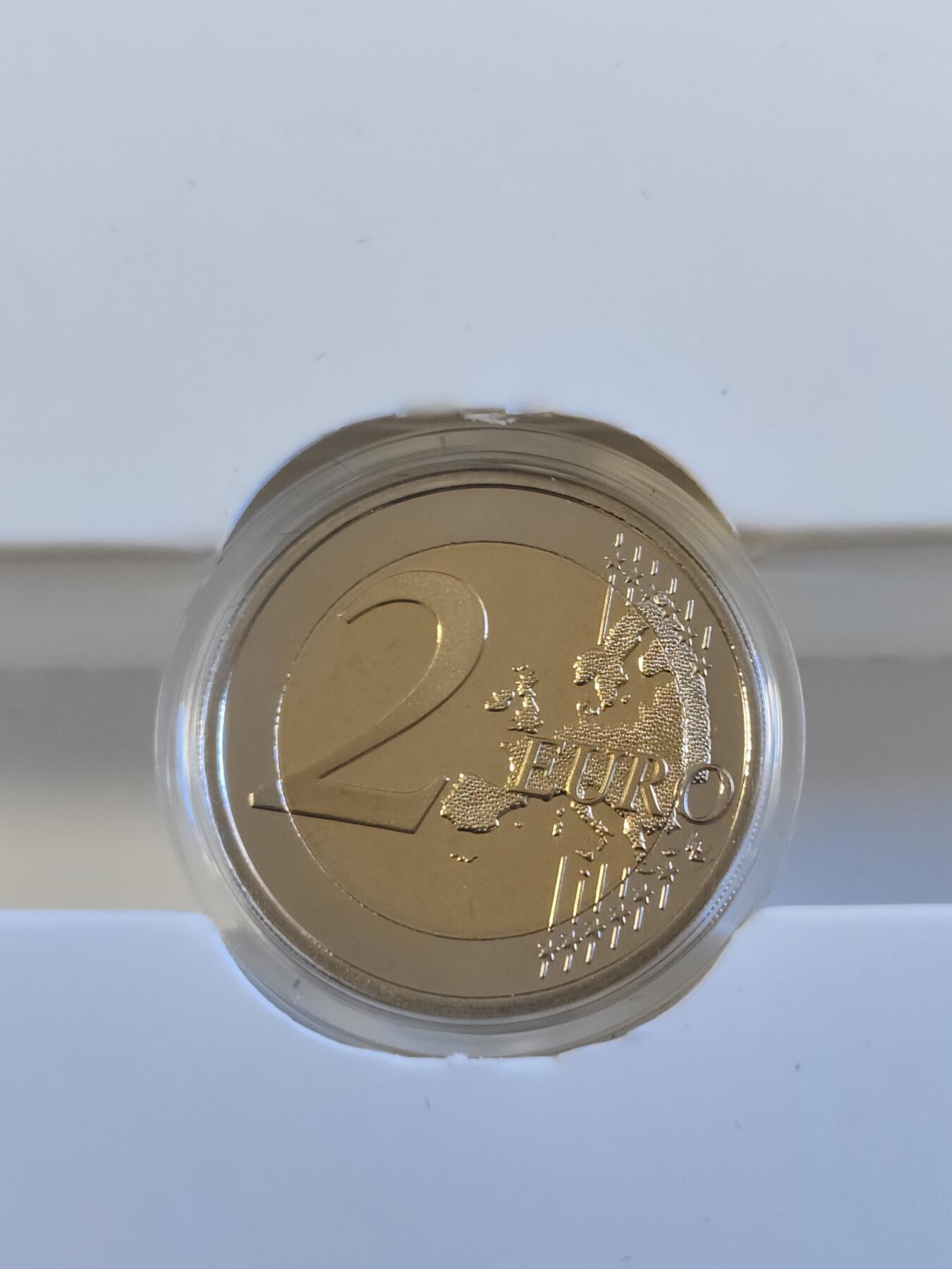 第179期拍卖【长期征集拍品】 芬兰2022年国家芭蕾舞 100 年2欧精制双金属币