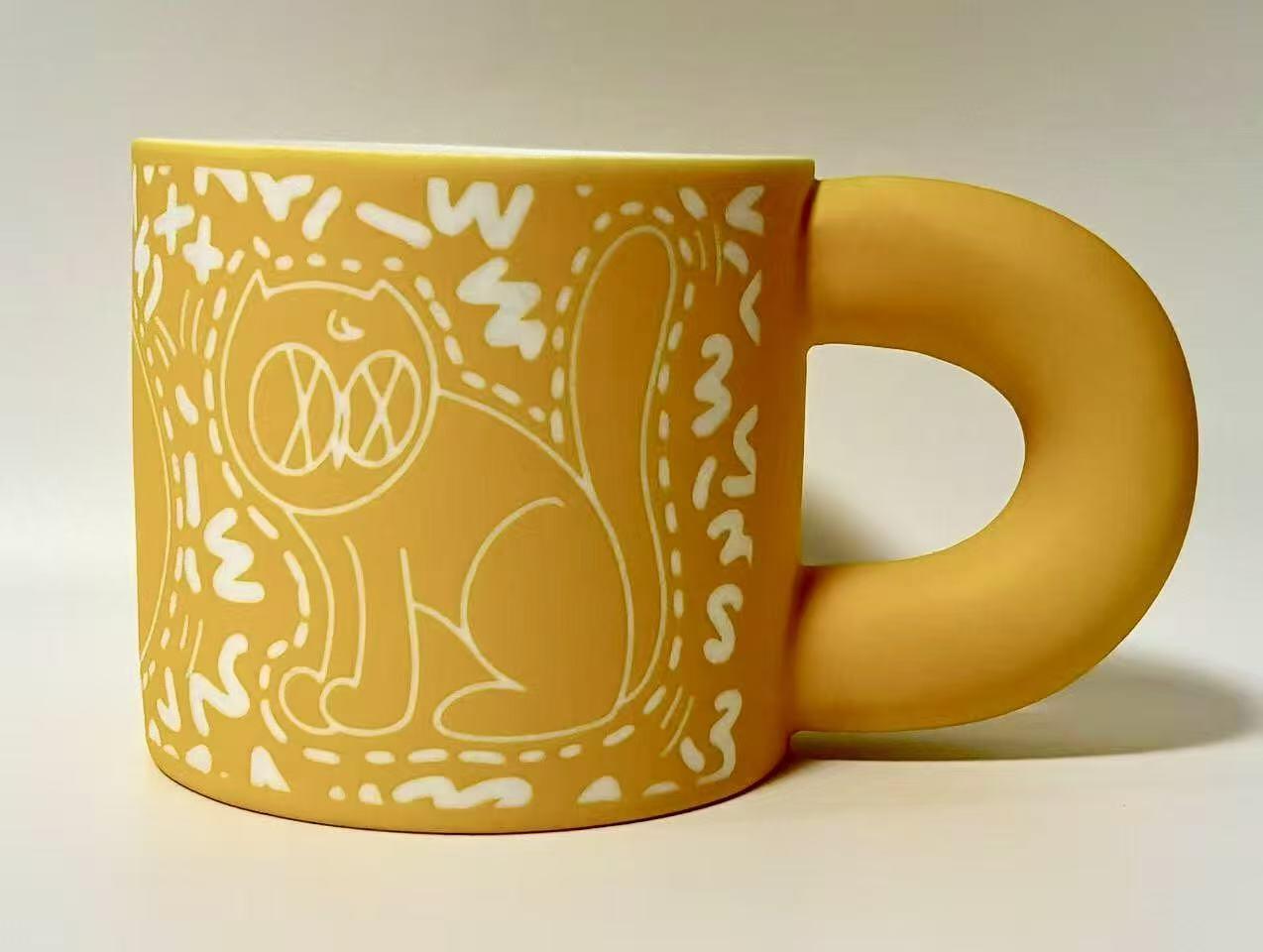 零元拍：OWSON品牌低温手感釉马克杯