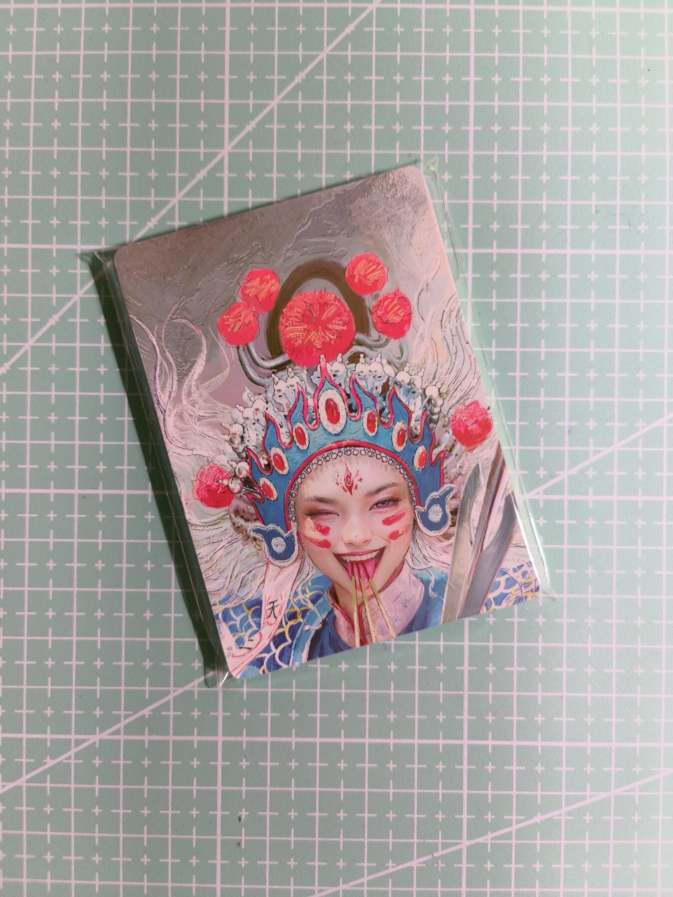 C先生卡牌 第15期 元集纪·刷子签·罐儿签·毒瘤签(持续收拍品中...) 【九拼】燎原×刷子《妖姬传》将神婆