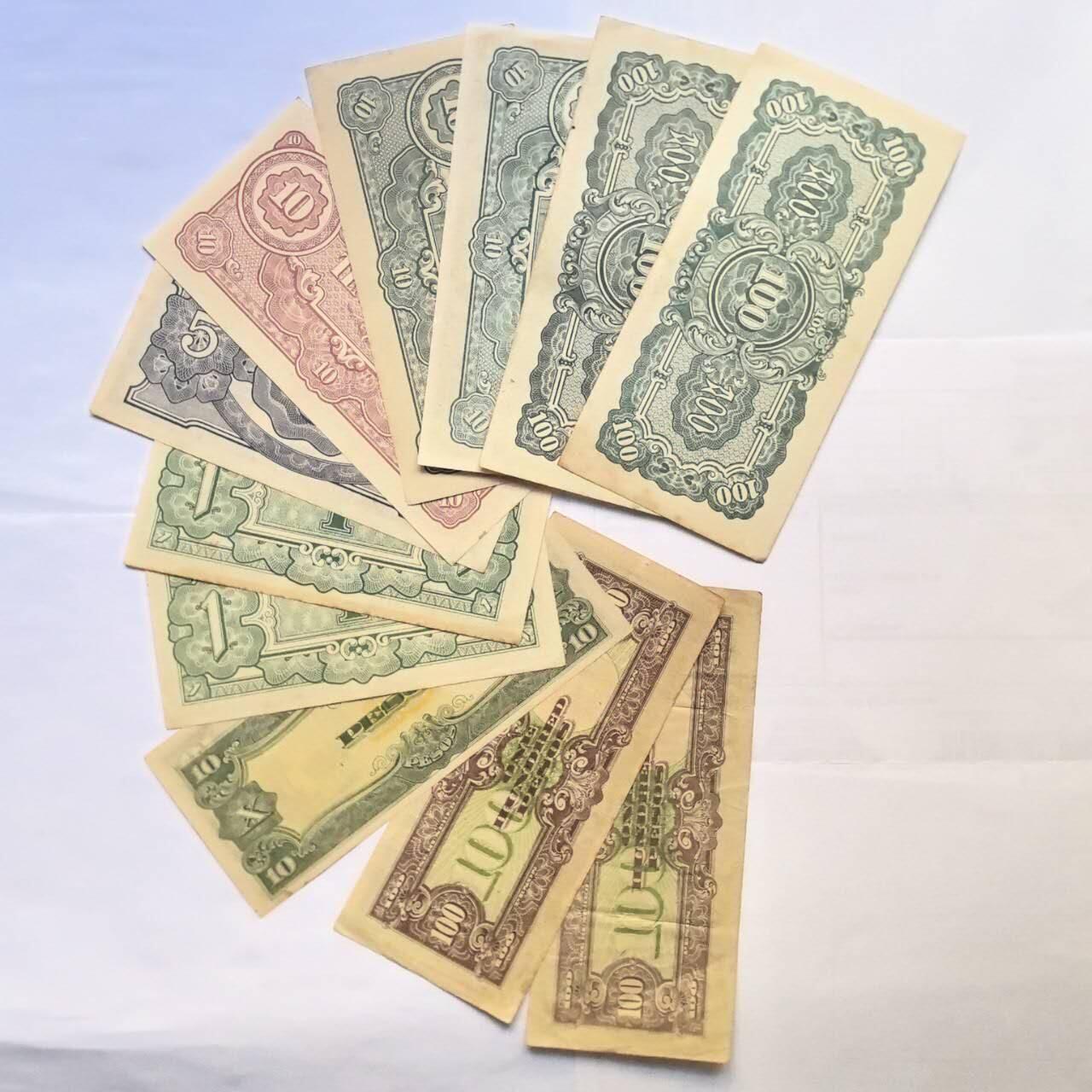 各国外币第94期 无佣金 日占缅甸菲律宾11张9品左右