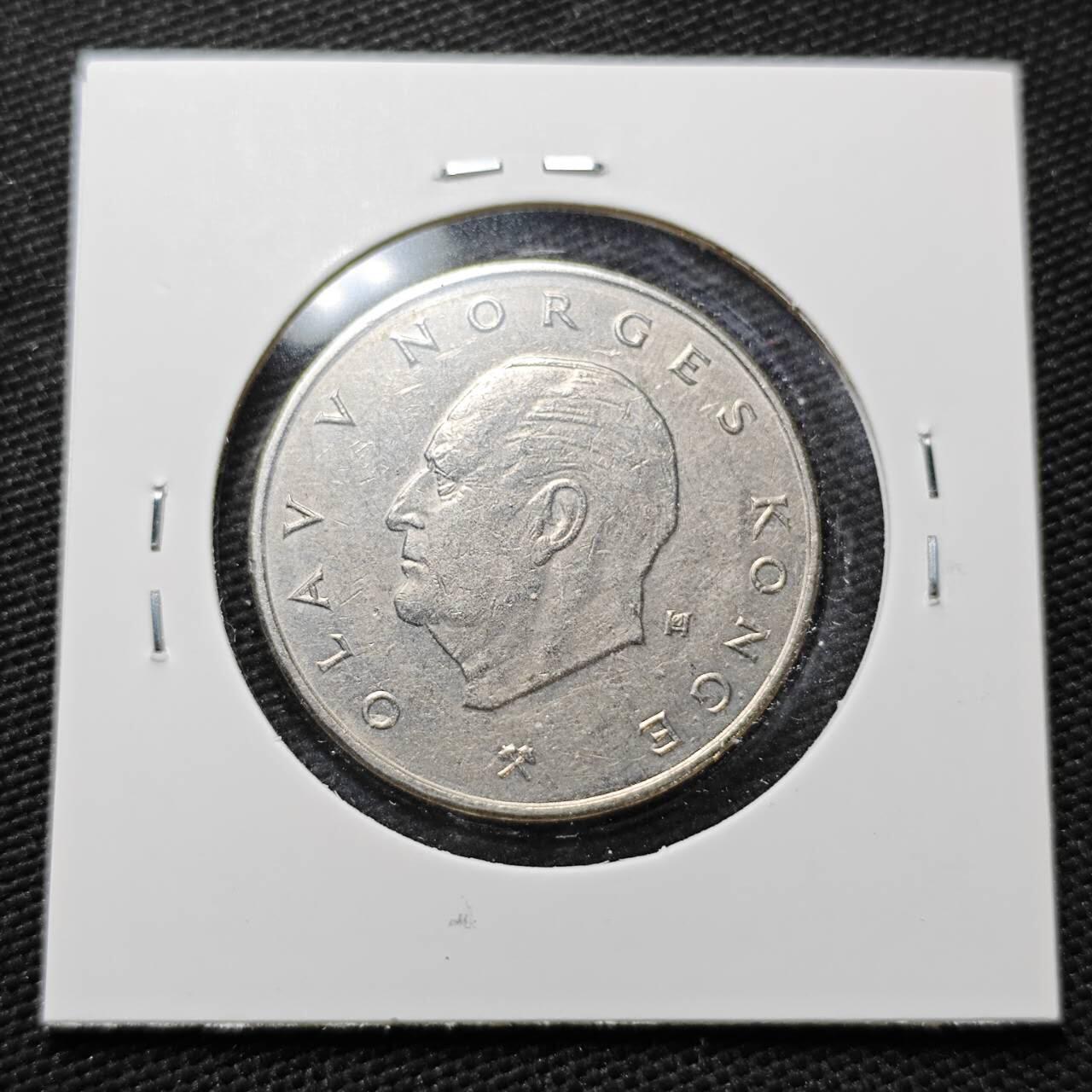 KK钱币收藏小铺  第358场  2月预留时间 周末发货  挪威5克朗