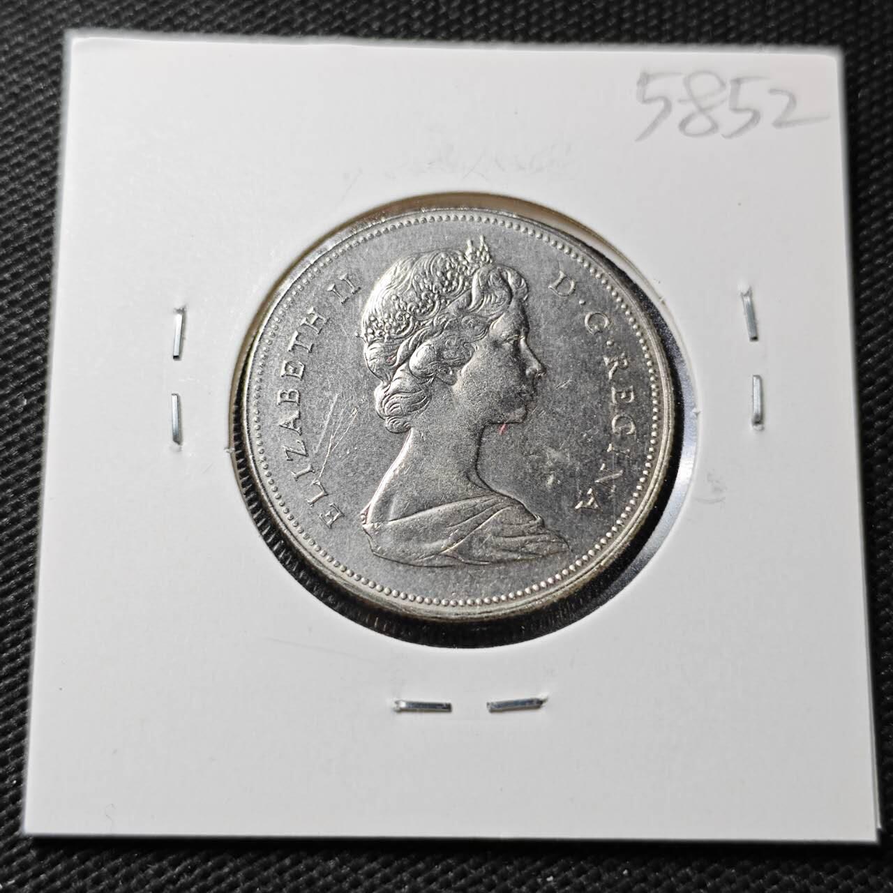 KK钱币收藏小铺  第358场  2月预留时间 周末发货  1974加拿大50分