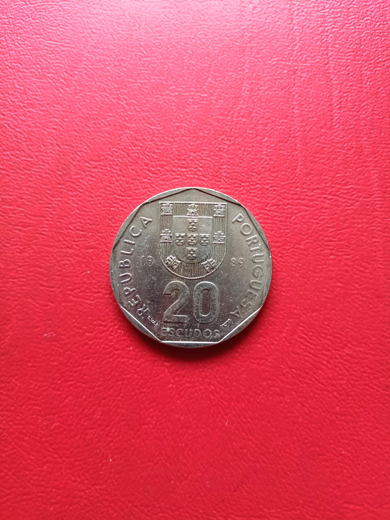 【云涧收藏】第七十四场 葡萄牙1989年20埃斯库多