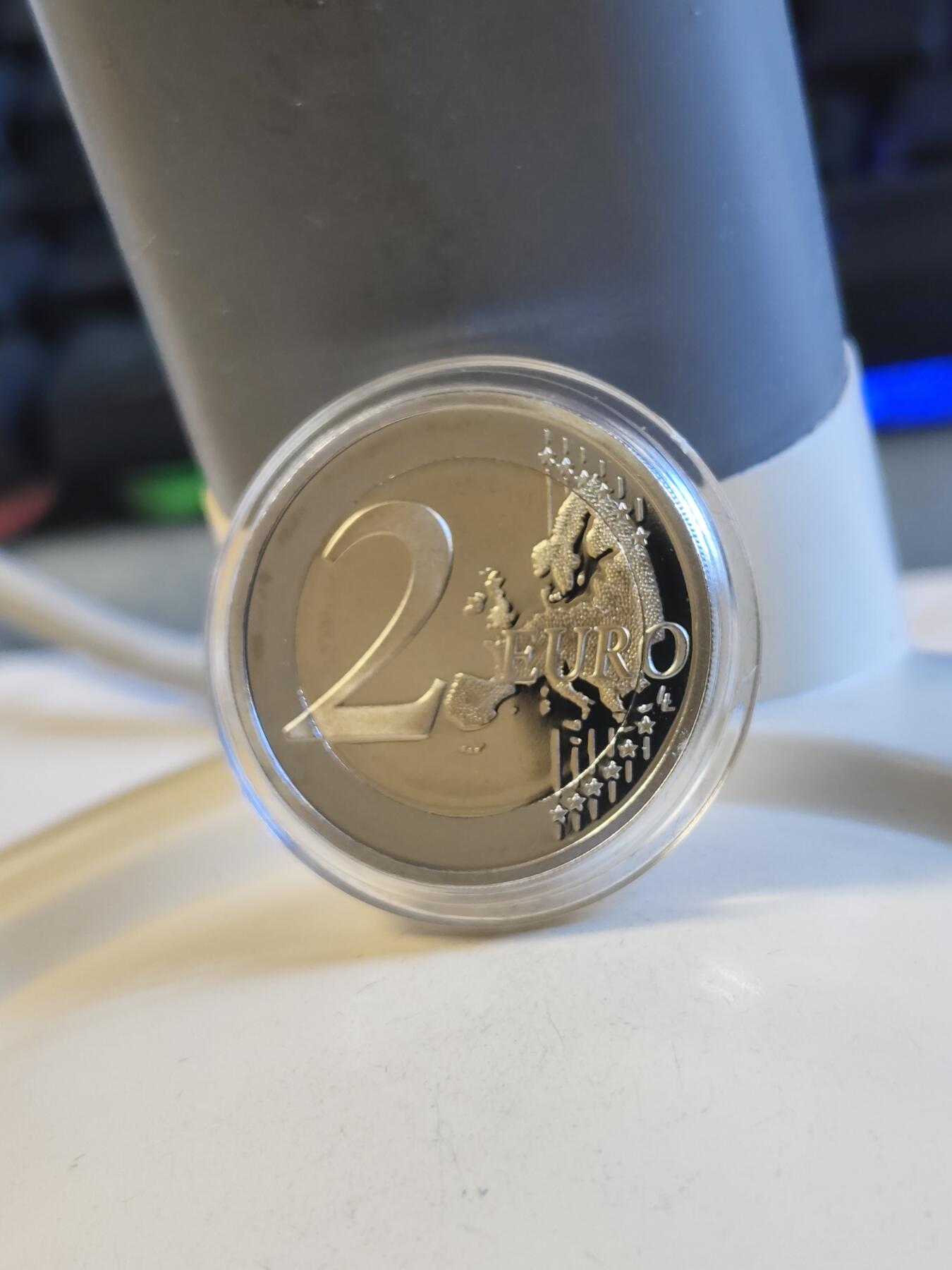 第179期拍卖【长期征集拍品】 希腊2021年希腊革命200周年2欧精制双色纪念币