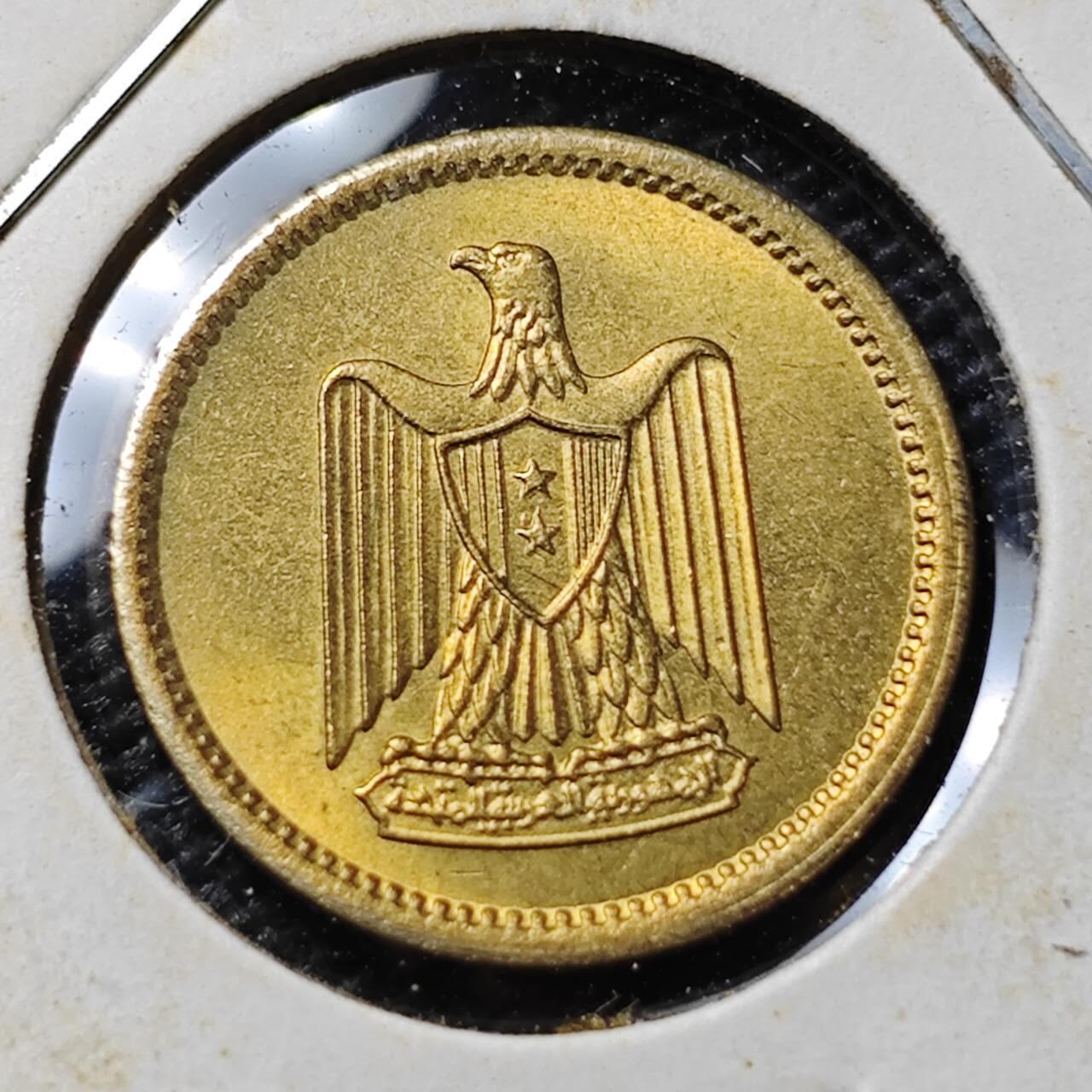 KK钱币收藏小铺  第358场  2月预留时间 周末发货  埃及1米利姆 好品铜币