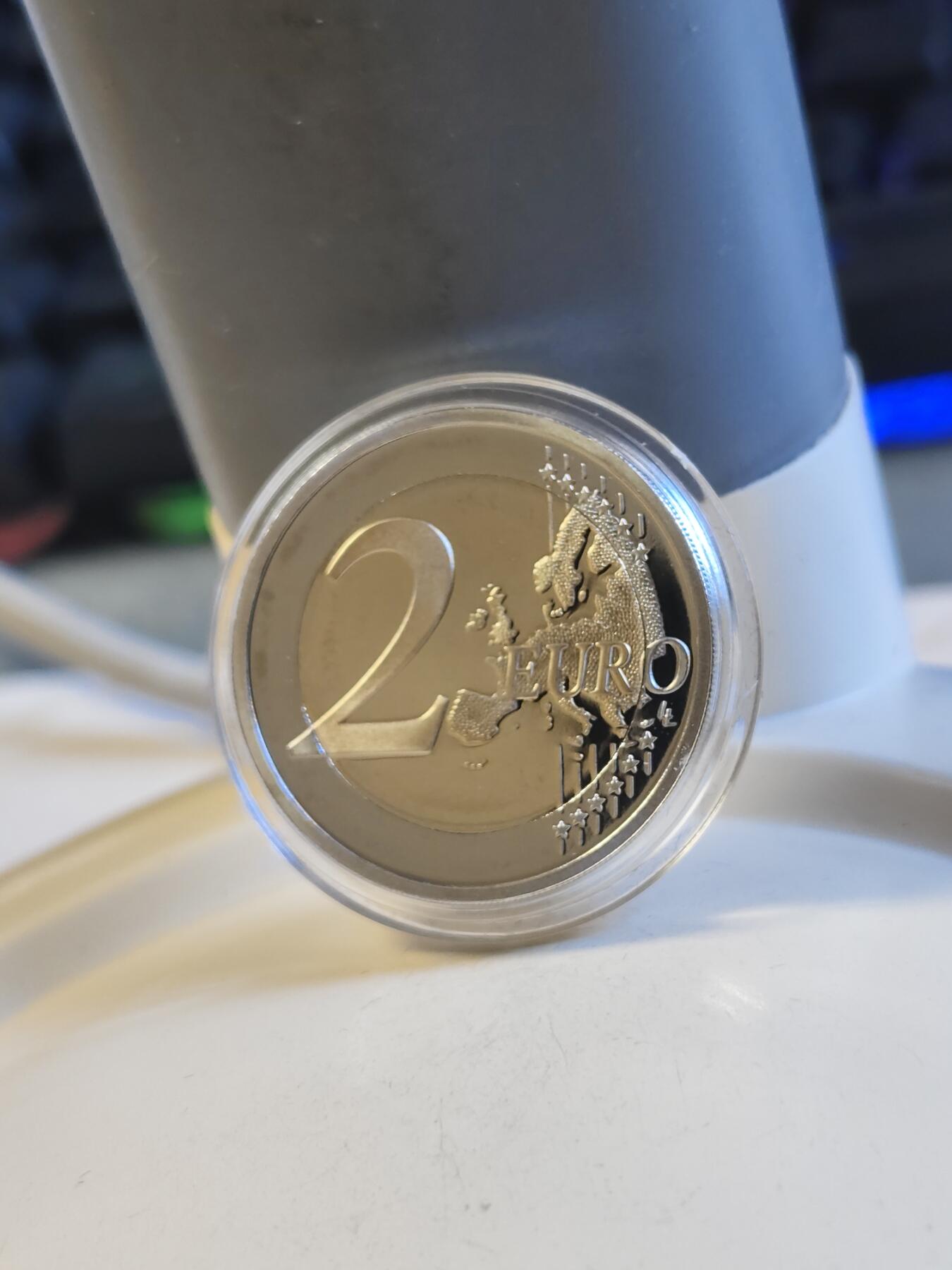 第179期拍卖【长期征集拍品】 希腊2021年希腊革命200周年2欧精制双色纪念币