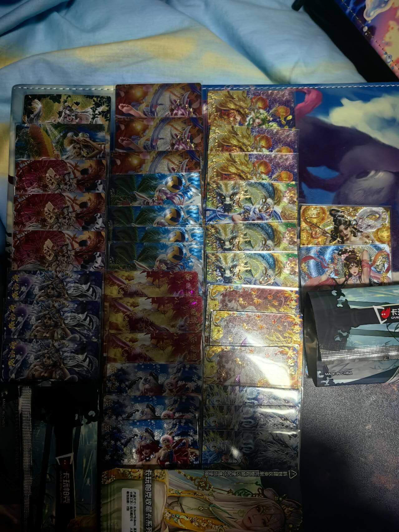 海绵宝宝卡牌专拍第5场(本场有自留价 各种亲签卡，套卡大套，自制卡难免瑕疵，可能存在轻微撞角爆边等出厂瑕疵，品控介意勿拍！) 套卡 卡玩帕克 包括卡册 生肖姬 满赠卡 神魔九州