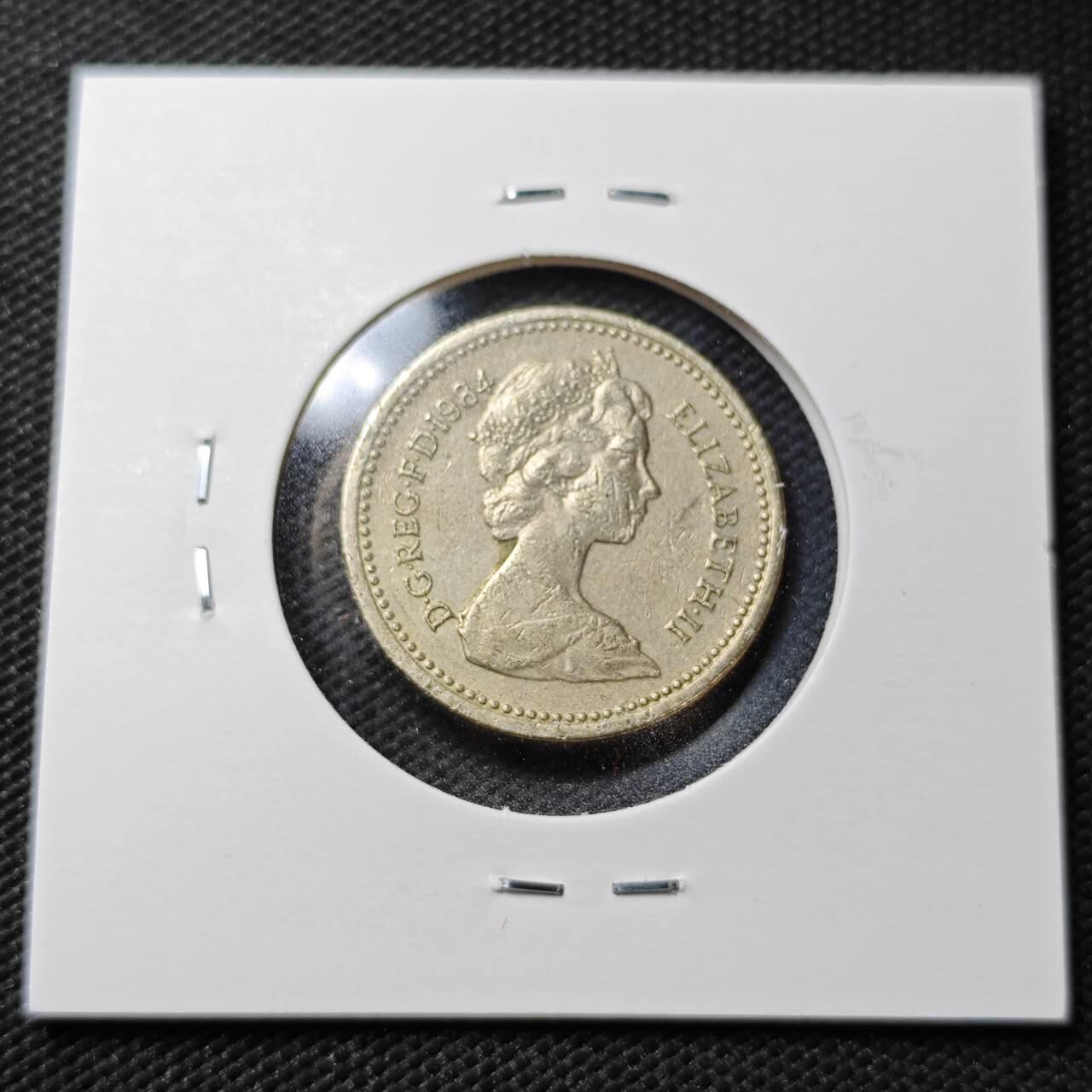 KK钱币收藏小铺  第358场  2月预留时间 周末发货  英国1镑