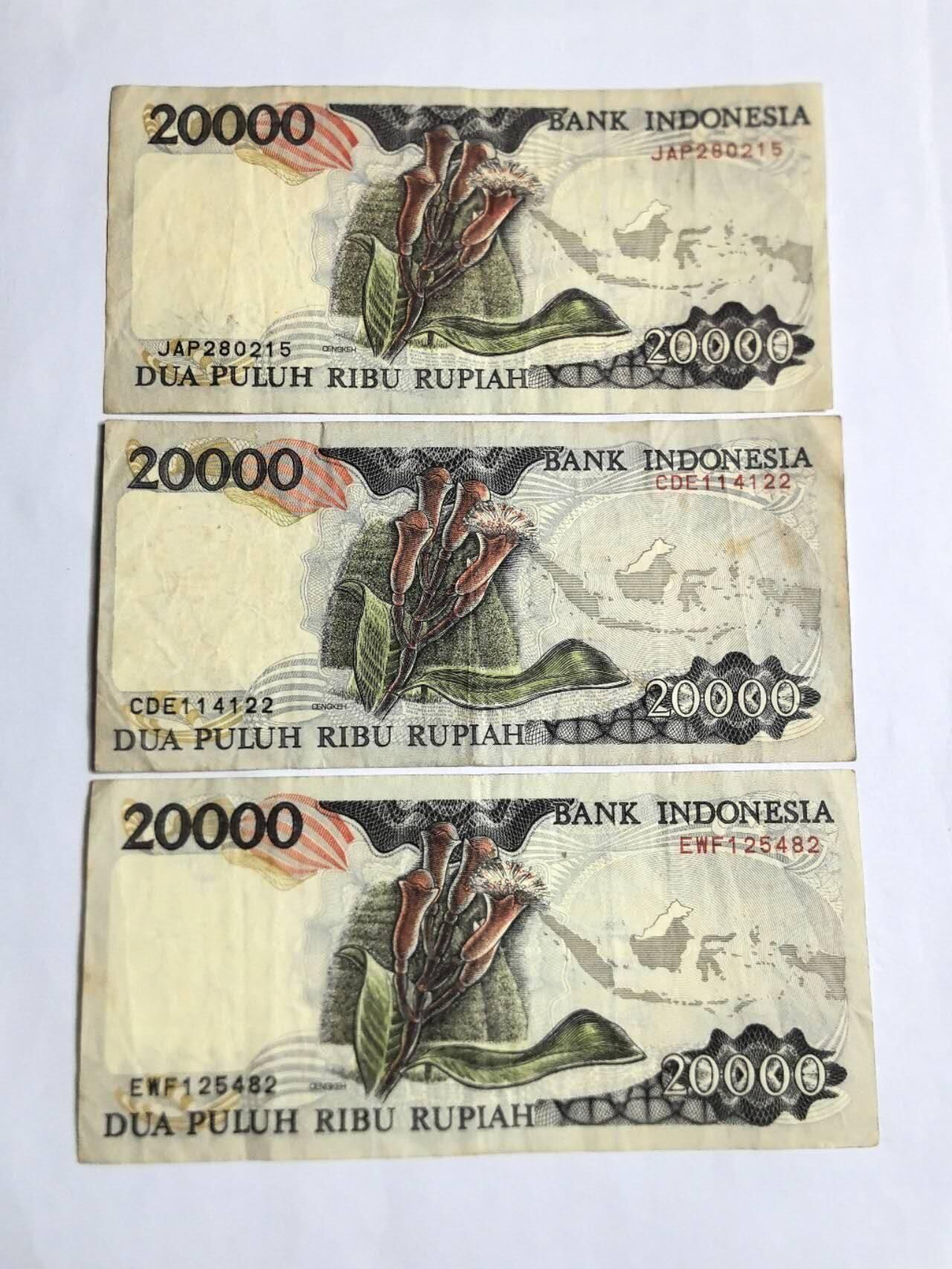 各国外币第94期 无佣金 印度尼西亚6万卢比