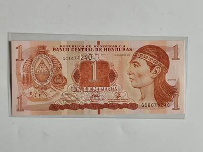 10月23日小精品外国纸币 - 洪都拉斯纸币