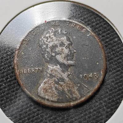 KK钱币收藏小铺  第358场  2月预留时间 周末发货 -  1943美国1分铁币